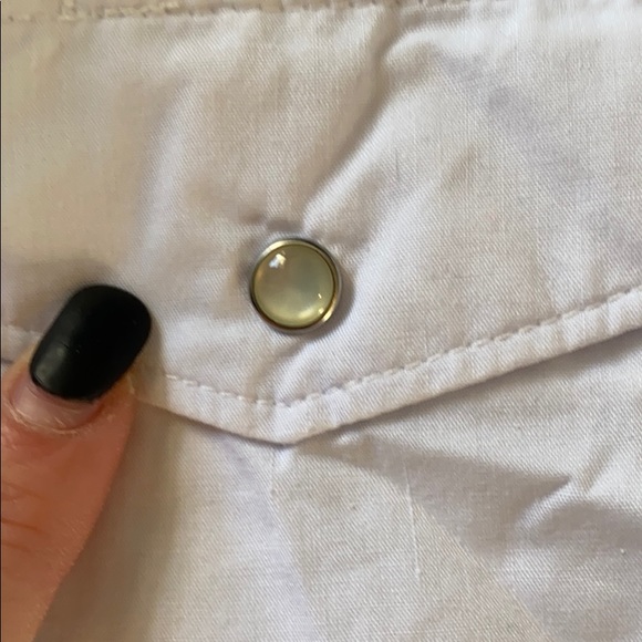 White wrangle button down size small - Picture 2 of 5